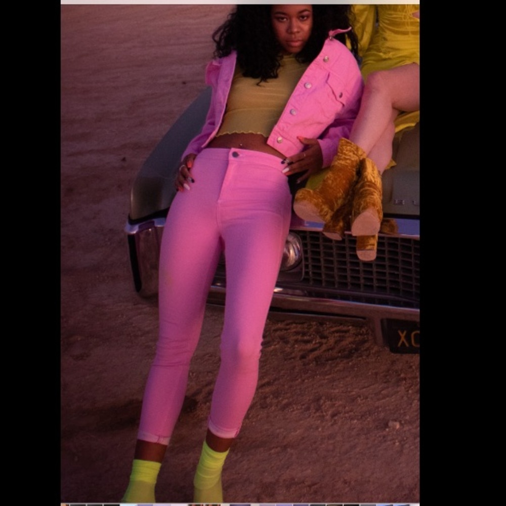 Pink Denim Set - Picture 2 of 2